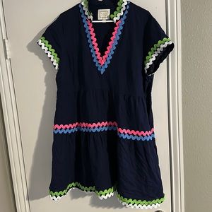 Sail to Sable Fit and Flare Ric Rac dress